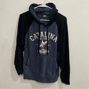 Catalina Island Blue Hoodie Pullover
